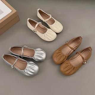 【K.W.】新品頂極甜系夏日上班出遊必備淑女鞋平底涼鞋(休閒鞋 涼鞋 娃娃鞋 低跟鞋 瑪莉珍)
