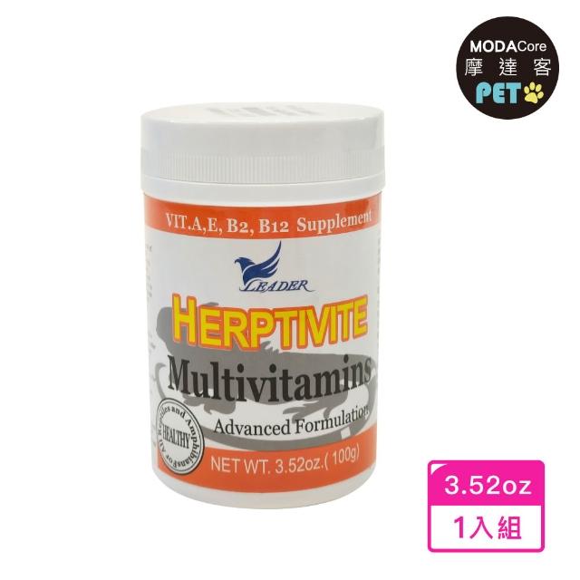 【摩達客】領袖LEADER 爬蟲專用維生素3.52oz 維生素A E B2 B12補充(陸龜 烏龜 守宮 蜥蜴 兩棲適用)