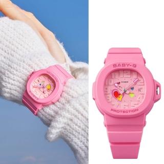 【CASIO 卡西歐】BABY-G變換愛心設計指標錶(BGA-10-4A)