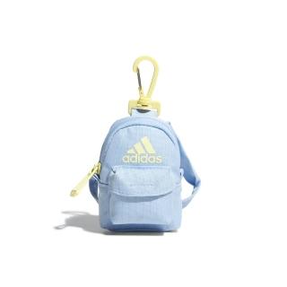 【adidas 愛迪達】PACKABLE BAG 藍色 迷你後揹包具有塑膠扣環 環保手提袋 JL5196
