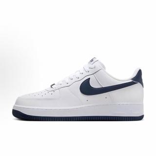 【NIKE 耐吉】Nike Air Force 1 運動 經典 AF1 穿搭 海軍藍 白 深藍 休閒鞋 男鞋FJ4146-104