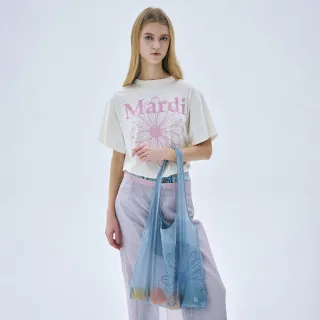 【MARDI MERCREDI】金高銀同款 印花短TEE 奶霜色 經典小雛菊 薰衣草粉花 TSHIRT FLOWERMARDI