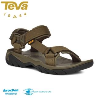 【TEVA】男 Terra Fi 5 Universal 運動涼鞋《黑橄欖色》TV1102456/休閒涼鞋/水陸鞋(悠遊山水+)