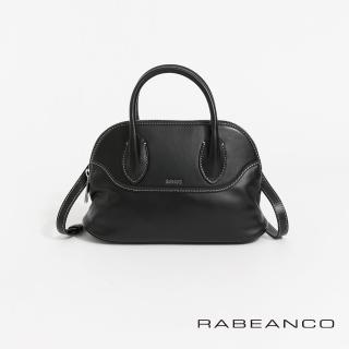 【RABEANCO】YEONA復古斜背保齡球包(黑)