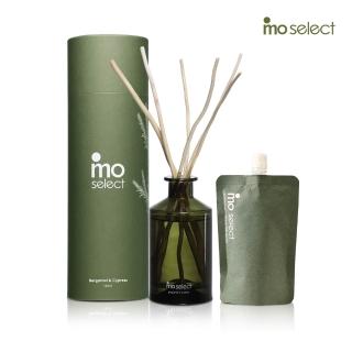 【mo select】植萃精油天然柳枝擴香任選1+1超值組(擴香瓶180ml*1+補充包250ml*1)