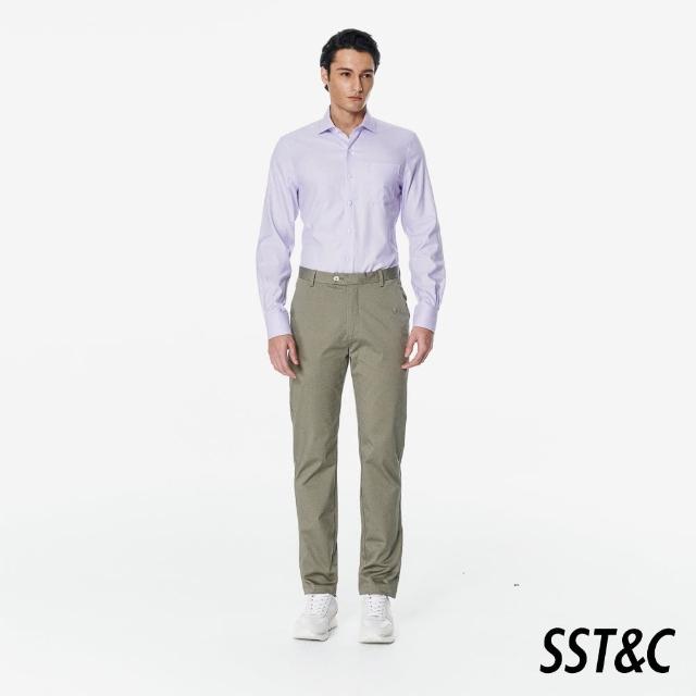 【SST&C】卡其綠修身版彈性休閒褲00162503003(新品上市)