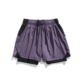 【紐約精品】現貨+預購 男短褲機能戶外運動褲休閒短褲男裝(運動健身彈性舒適男褲子3色a1jm126)