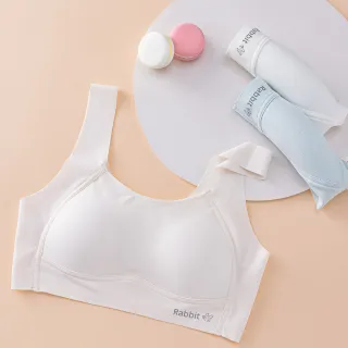 【YOIIE 良の居家】兩件組 寬肩帶 涼感超薄透氣 學生內衣少女內衣成長內衣(第二階段無鋼圈款 背心款)