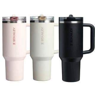 【Stanley】防漏吸管隨手杯 1.18L(10-12486黑白粉)