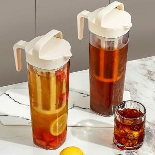 【SUNY】大容量手提冷萃咖啡壺 1100ml 冷萃瓶 飲料瓶 冰箱水壺 冷水壺 冷泡茶 過濾水壺(獨立細密茶格設計)