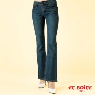 【BLUE WAY】女裝 飾釘合身丹寧 靴型褲-ET BOiTE箱子