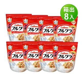 【Calbee 卡樂比】富果樂 麥片-任選箱出8入(水果/減糖)