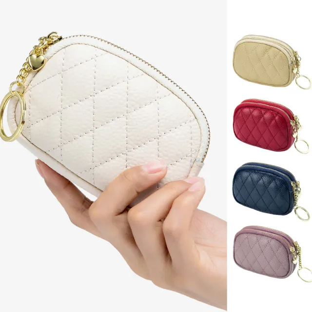 【MoonDy】包包 女生錢包 零錢包 零錢包女 卡包女 真皮包包 零錢包 迷你大容量硬幣包 頭層