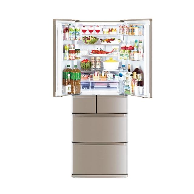 【MITSUBISHI 三菱】525L日製一級能效變頻六門冰箱(MR-JX53C-N-C2  玫瑰金)