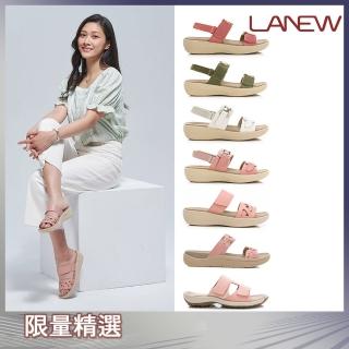 【LA NEW】Bio DCS力學動能/Fun鬆 真皮涼拖鞋(女/多款)