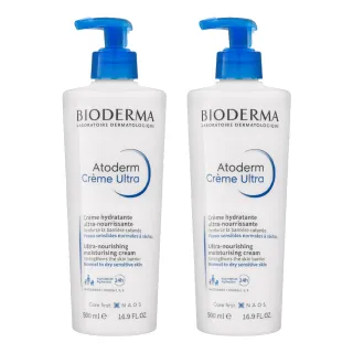 【BIODERMA】舒益B3彈潤修護輕乳霜 500mlx2(平行輸入版/保濕舒緩身體乳)
