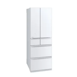 【MITSUBISHI 三菱電機】543L日製玻璃鏡面變頻六門冰箱(MR-WZ54K-W-C 星光白)