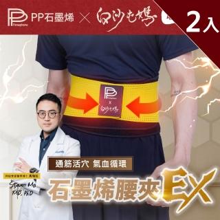 【PP 石墨烯】石墨烯腰夾2件 白沙屯媽祖聯名款(支撐舒緩保護腰椎 繞境進香必備)