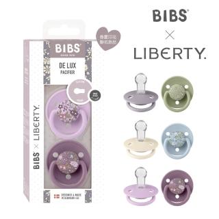 【BIBS】De Lux 矽膠安撫奶嘴 2入組(丹麥奶嘴 原裝進口公司貨)
