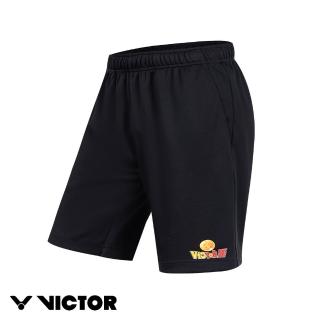 【VICTOR 勝利體育】VICTOR x《七龍珠Z》聯名針織運動短褲(R-505DBZ C 黑色)