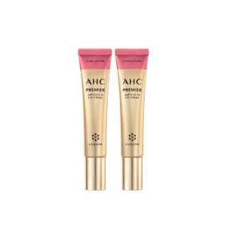 【AHC】大馬士革玫瑰全臉六角修護緊緻眼霜40ml-2入組(粉紅眼霜/玫瑰眼霜/12代眼霜/緊緻/抗紋)