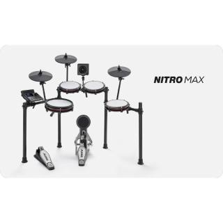 【ALESIS】NITRO MAX 電子鼓含 Nitro AMP 專用音箱(世界銷售量最大型號 藍芽接手機平板 可戴耳機或外接)
