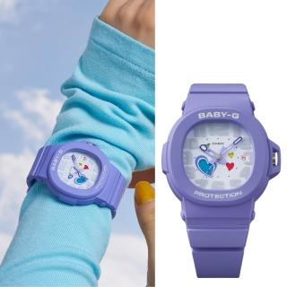 【CASIO 卡西歐】BABY-G變換愛心設計指針錶(BGA-10-6A)