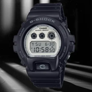 【CASIO 卡西歐】G-SHOCK 酷炫魅力 黑白潮流 電子手錶(DW-6900WD-1)