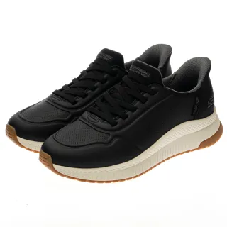 【SKECHERS】男鞋 休閒系列 休閒鞋 瞬穿舒適科技BOBS SQUAD 4 寬楦款(118424WBLK)