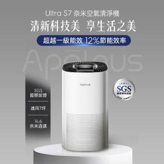 【波那斯 限時搶購】買一送一兩組 全家福共四臺(超細奈米濾淨力/SGS國際認證/4臺共28坪/Ultra S7)