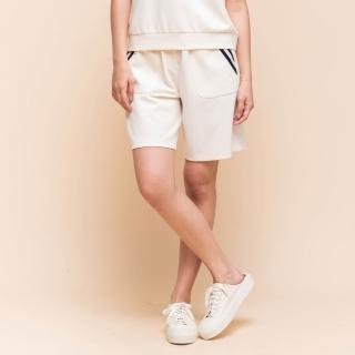 【perng yuh 芃諭名品】*日常節奏 織帶飾 彈力短褲(2025 SS Collection｜4A春夏新品上市)