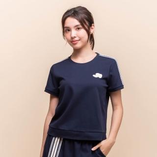 【perng yuh 芃諭名品】*動感輕漾 織帶飾 Ｔ恤(2025 SS Collection｜4A春夏新品上市)