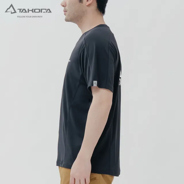 【TAKODA】Ogle 環保機能短袖印花系列 - Mountain 男款 兩色(吸濕排汗/抗菌抑臭/親膚防曬)