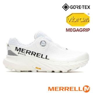 【MERRELL】女 AGILITY PEAK 5 BOA GORE-TEX 輕量戶外越野訓練鞋.透氣登山健行鞋(ML068130 白色)