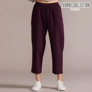 【YVONNE 以旺傢飾】網路限定 磨毛伸縮寬鬆長褲