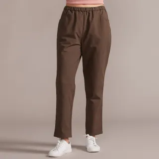 【YVONNE 以旺傢飾】網路限定 純棉剪接長褲-橄欖綠