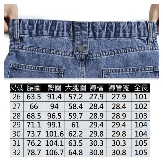 【ASister 小姊姊】現貨在庫★休閒褲☆3釦*四季款高腰後鬆緊帶闊腿寬褲*直筒牛仔褲(2色_26腰-32腰 #AS1178)