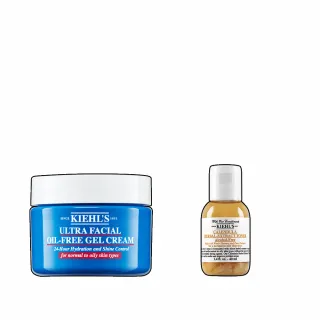 【契爾氏】官方直營 小資送禮組｜吸油凝凍舒緩組(Kiehl’s/吸油凝凍28ml/保濕控油)