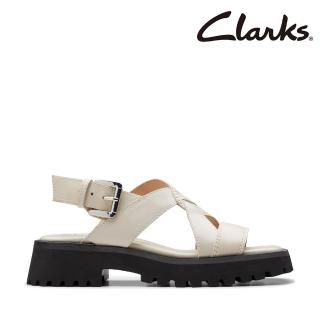 【Clarks】女鞋 Stayso Link 交叉帶設計輕量厚底涼鞋(CLF76518S)