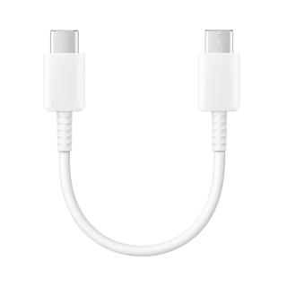 【Samsung 三星】三星製造 25cm短版 Type-C to Type-C充電線 - 行動電源適用(袋裝)