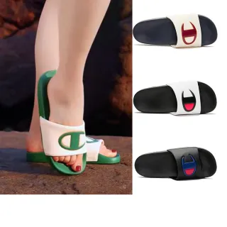 【Champion】官方直營 男女款-Slide C  LOGO運動拖鞋-多色任選(U4AFASU01)