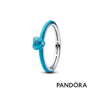 【Pandora 官方直營】綠松石色脈輪之心戒指