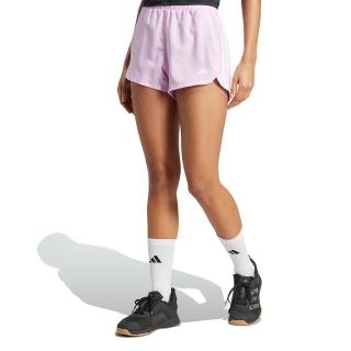 【adidas 愛迪達】運動短褲 PACER WVN HIGH 女 - JD2290