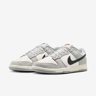 【NIKE 耐吉】休閒鞋 Dunk Low 男鞋 灰 黑 低筒 奶油底(IB3079-101)
