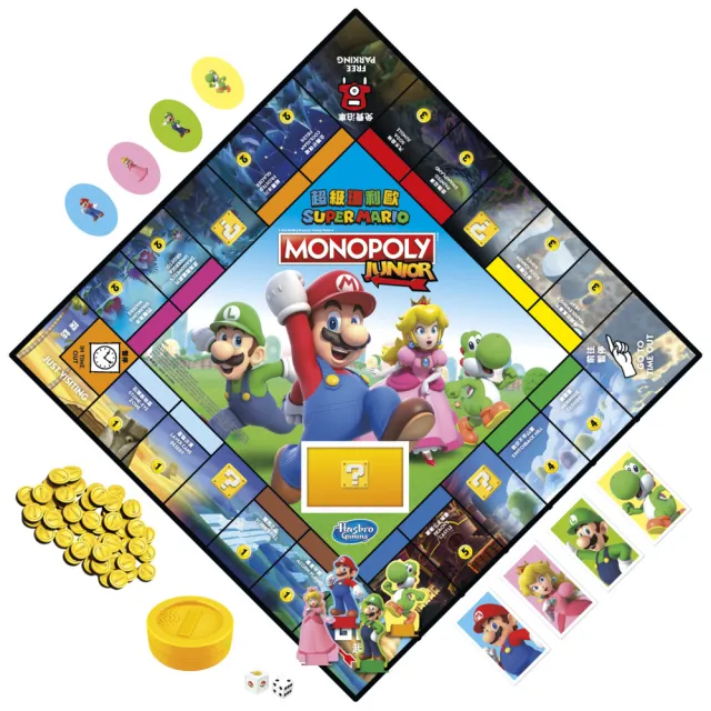 【MONOPOLY 地產大亨】桌遊系列(超級瑪利歐入門版 中英文版)
