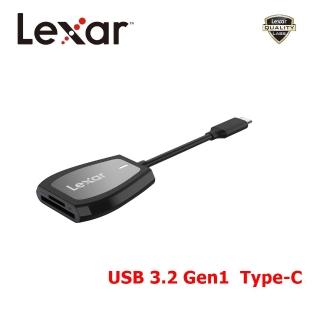 【Lexar 雷克沙】Professional USB-C 3.2 多功能2合1 讀卡器(最高傳輸312 MB/s 原廠2年保固)