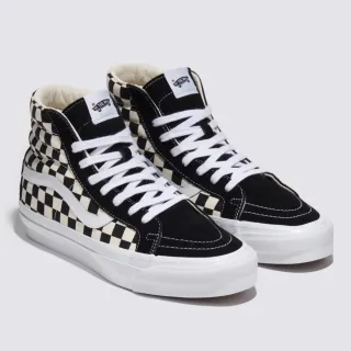 【VANS 官方旗艦】Premium Sk8-Hi Reissue 38 男女款黑白色棋盤格滑板鞋