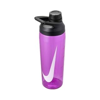 【NIKE 耐吉】紫色旋蓋大口徑水壺 24OZ/700ml 運動水瓶冷水壺環保杯 高蛋白乳清搖搖杯(N100062265024)