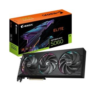 【GIGABYTE 技嘉】AORUS GeForce RTX 5060 ELITE 8G 顯示卡