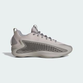 【adidas 愛迪達】籃球鞋 男鞋 運動鞋 包覆 緩震 ANTHONY EDWARDS 1 LOW 咖啡 JS1775